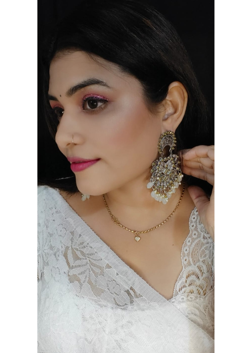 Afgani German Silver Oxidized Jhumki Earrings for Women (DESIGN 851)