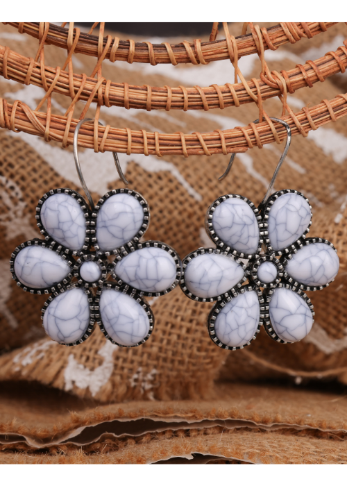 Afgani German Silver Oxidized Jhumki Earrings for Women (DESIGN 839)