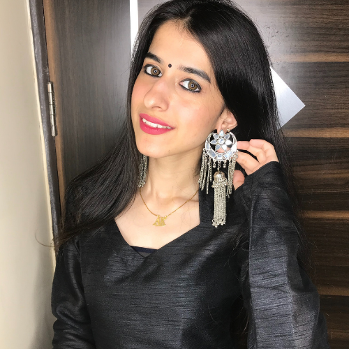 Afgani German Silver Oxidized Jhumki Earrings for Women (DESIGN 161)