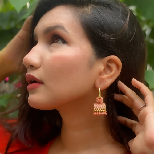 Afgani German Silver Oxidized Jhumki Earrings for Women (DESIGN 201)