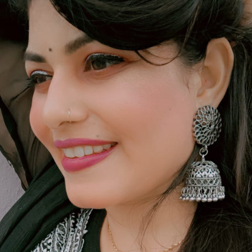 Afgani German Silver Oxidized Jhumki Earrings for Women (DESIGN 474)