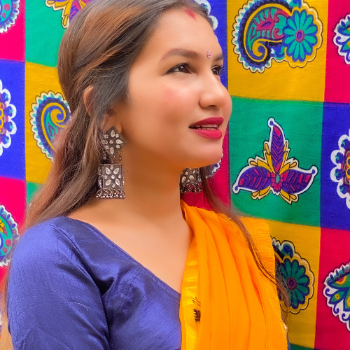 Afgani German Silver Oxidized Jhumki Earrings for Women (DESIGN 39)