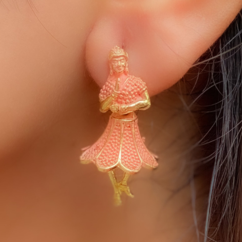 Afgani German Silver Oxidized Jhumki Earrings for Women (DESIGN 208)