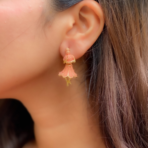 Afgani German Silver Oxidized Jhumki Earrings for Women (DESIGN 208)