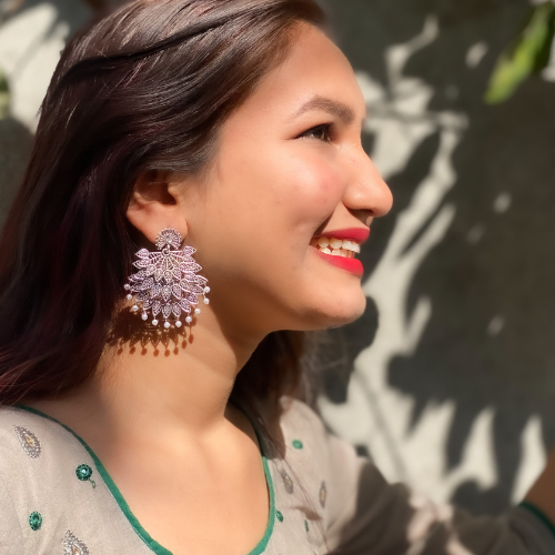 Afgani German Silver Oxidized Jhumki Earrings for Women (DESIGN 233)