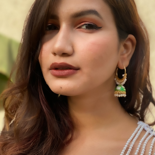 Bold Bliss Oxidised Jhumki (DESIGN 354)