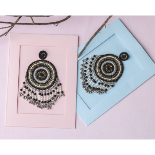 Afgani German Silver Oxidized Jhumki Earrings for Women (DESIGN 581)