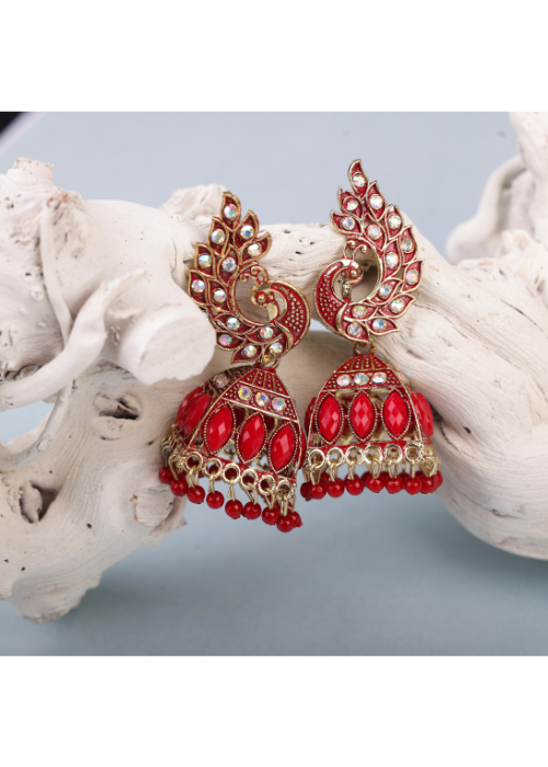 Afgani German Silver Oxidized Jhumki Earrings for Women (DESIGN 735)
