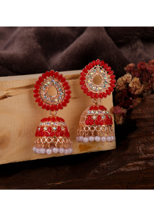 Afgani German Silver Oxidized Jhumki Earrings for Women (DESIGN 760)
