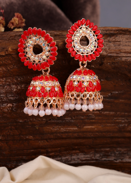 Afgani German Silver Oxidized Jhumki Earrings for Women (DESIGN 760)
