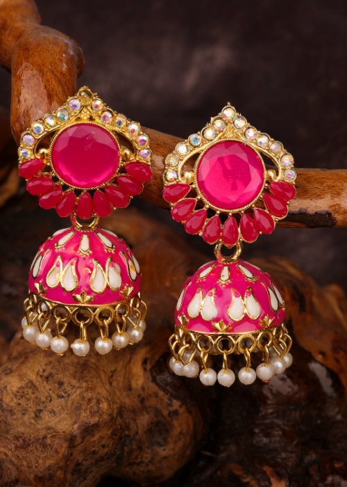 Afgani German Silver Oxidized Jhumki Earrings for Women (DESIGN 783)