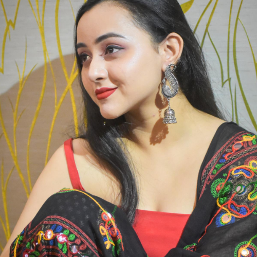 Decorative Peacock Oxidised Jhumka (DESIGN 22)