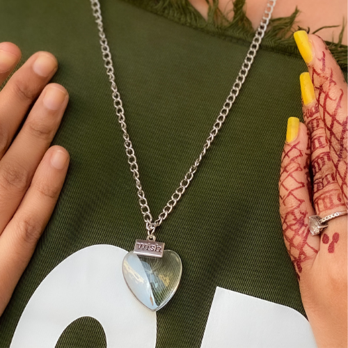 Crystal Heart Fashion Necklace (DESIGN 52)