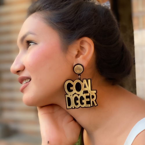 Goal Digger Fashion Earrings (DESIGN 09)