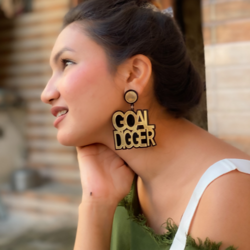 Goal Digger Fashion Earrings (DESIGN 09)